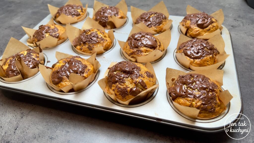 Mrkvové muffiny s náplní